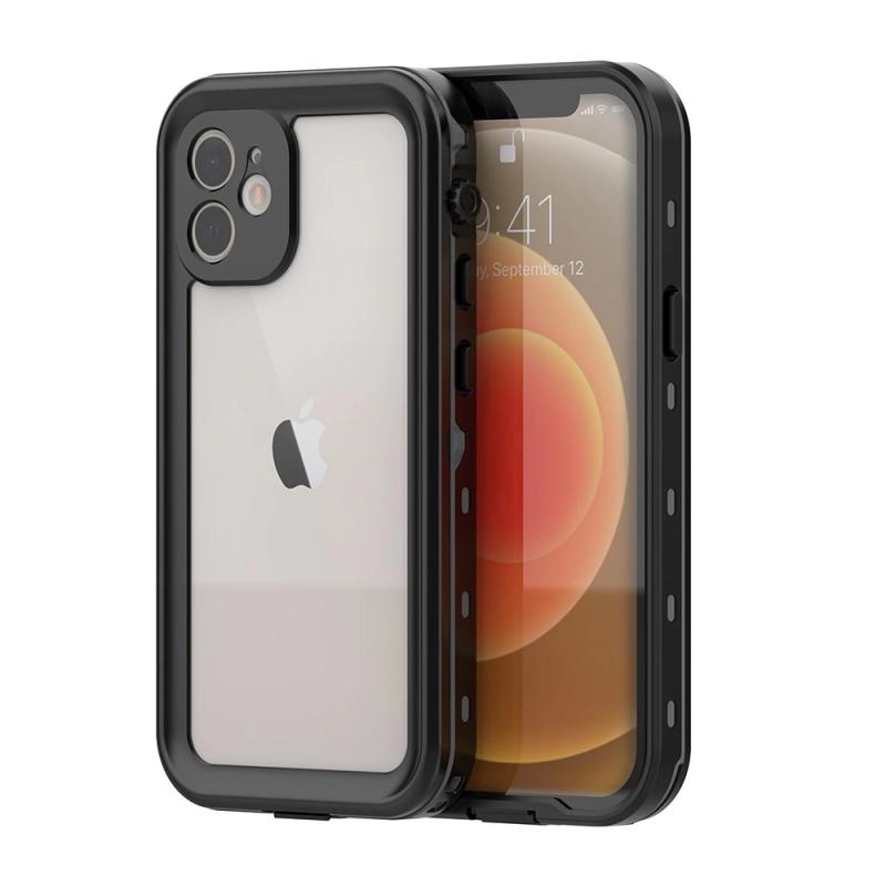 潜水防水适用iPhone16手机壳17 Pro Mx苹果15全包边14全封闭13防尘12 XS MAX保护套XR三防摔户