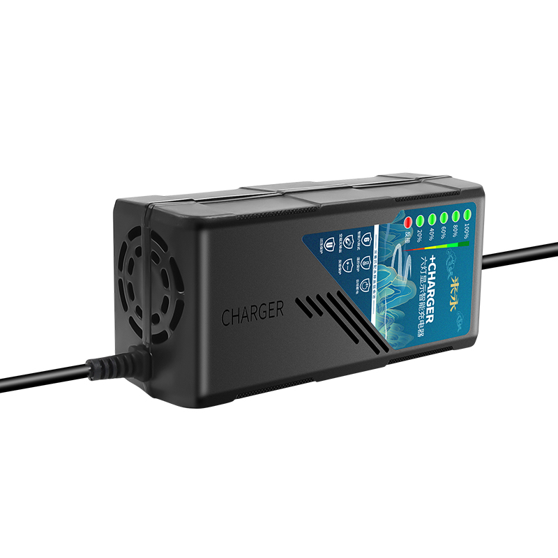 自動(dòng)斷電電動(dòng)車(chē)充電器48V12AH60V20AH72V32A雅迪愛(ài)瑪防水三輪通用