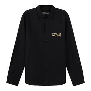 VJC范思哲 男士logo图案棉质长袖男装衬衫 72GAL2R5 CN002