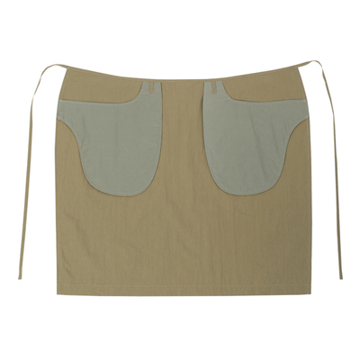 拼色半身款围裙可定制logo