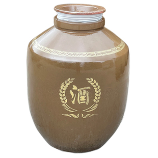加厚陶瓷50斤酒坛100斤酒缸200斤罐子窖储泡装白酒坛子密封家用大