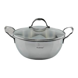 Chockmen18-10不锈钢双人火锅304边炉煮面汤锅电磁炉燃气通用22