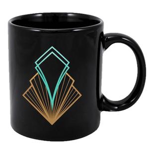 全黑杯废墟图书馆马克杯LibraryOfRuina周边水杯咖啡杯陶瓷杯