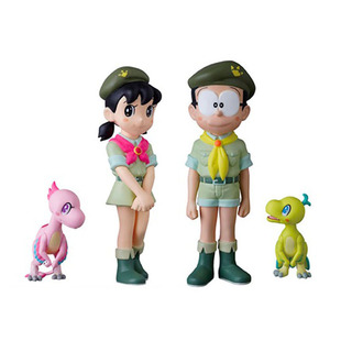 Rang日本代购UDF卡通机器猫哆啦A梦静香大雄恐龙蛋可爱玩偶摆件