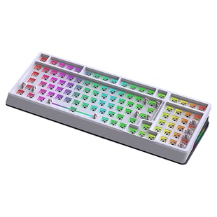 黑吉蛇YG98机械键盘套件RGB无线2.4G蓝牙有线客制化热插拔DIY外设