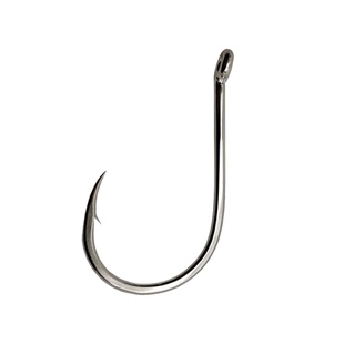 日本沙沙麦管付千又鱼钩带环进口铁板钩歪嘴有倒刺带圈钩海钓用品