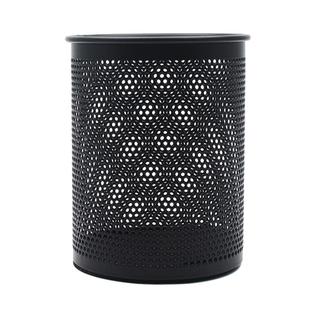 晨光笔筒圆形金属网纹简约时尚韩国小清新办公用品方形学生文具批发桌面收纳办公文具商务笔类多功能组合笔筒