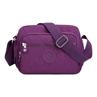 防水牛津布2023新款尼龙时尚潮单肩斜挎包多层妈妈包帆布轻便女包