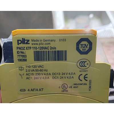 议价PILZ 皮尔兹安全继电器 PNOZ X7P 型号777053 全新现货