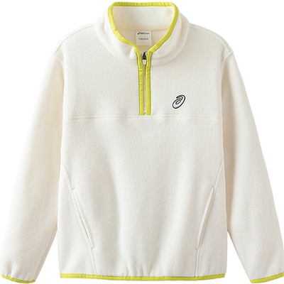 亚瑟士儿童摇粒绒外套弹力卫衣