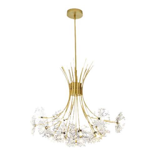 北欧吊灯后现代简约蒲公英水晶创意个性ins网红客厅餐厅卧室灯具