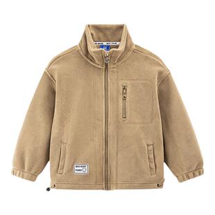 5男童羊羔毛外套冬装11男孩休闲保暖15岁毛绒绒上衣9中大儿童衣服