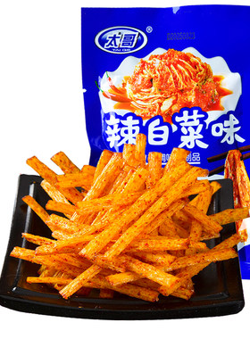 太哥辣白菜味辣条儿时的怀旧麻辣