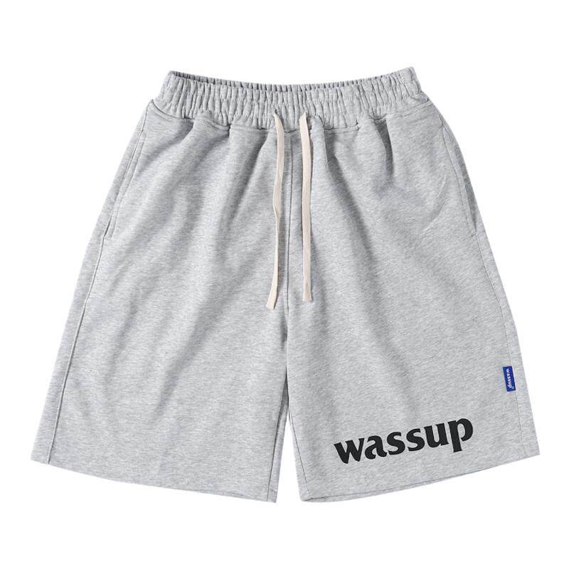 WASSUP潮牌运动休闲短裤男女夏季