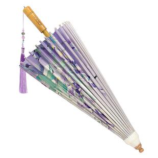 毕六福油纸伞晴雨两用国风汉服伞防水手工雨伞泸州非遗手工古风伞