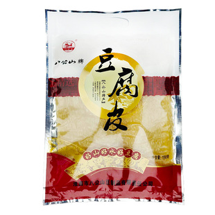 〈顺丰上门〉八公山牌豆腐皮豆制品千张皮腐皮油豆皮薄百叶豆腐衣