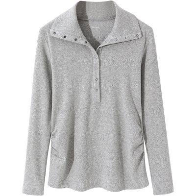 MomJane孕妇装上衣纯棉高领打底