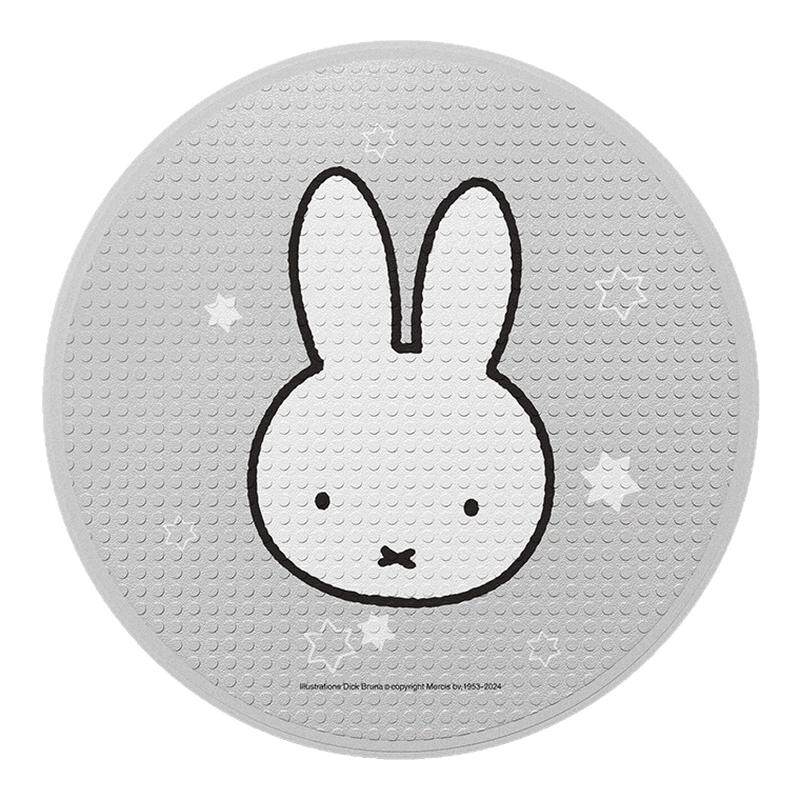MIFFY米菲简约圆形PVC地垫防滑垫家用浴室强吸水洗澡吸盘按摩脚垫