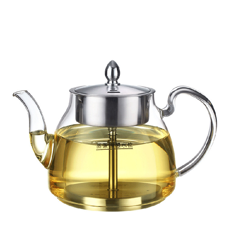 加热蒸煮耐高温普洱花茶玻璃水壶