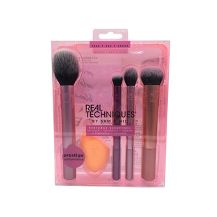 Real Techniques初学者日常裸妆化妆刷套装RT美妆蛋腮红刷眼影刷