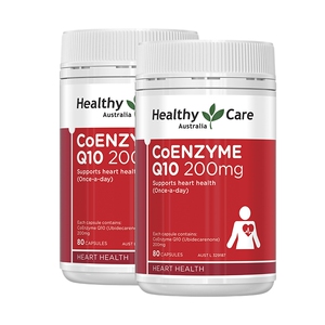 Healthy Care澳洲进口辅酶素高能瓶q10软胶囊200mg*2瓶
