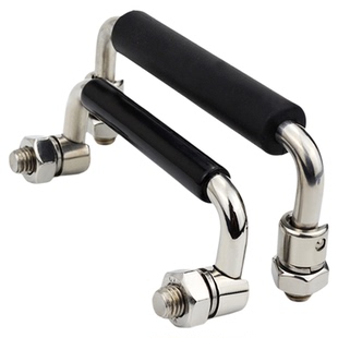 转动活动折叠拉手重型304不锈钢包胶门把手机箱拉环仪器提手LS506