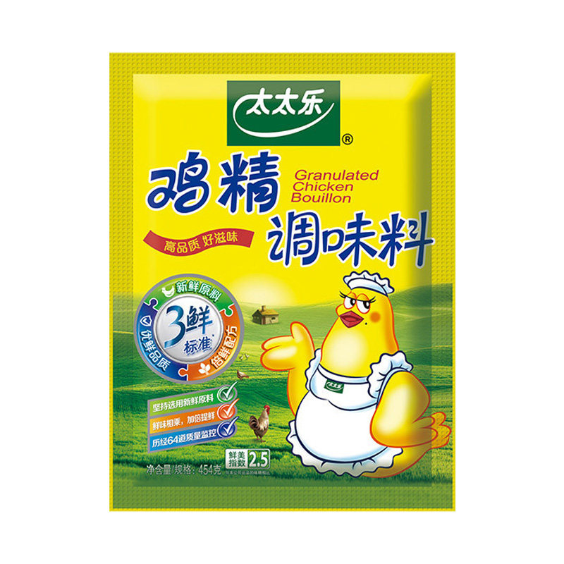 太太乐三鲜鸡精454g增香提鲜家用商用调味料代味精火锅高烫关东煮