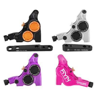 IIIPRO公路车平装油碟刹车CNC四活塞平把自行车液压刹车夹器卡钳