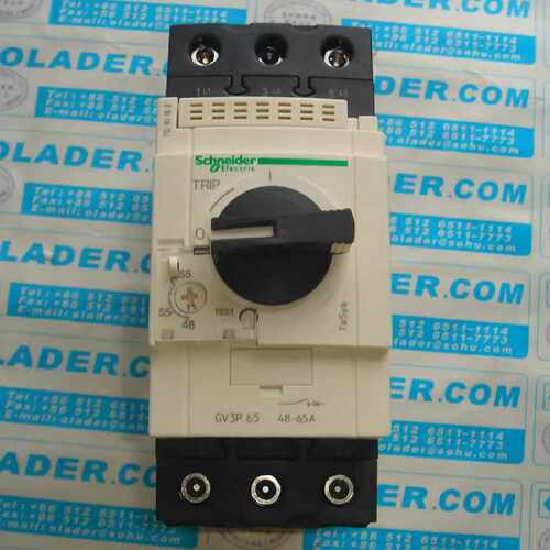 议价TELEMECANIQUE施耐德 GV3P65电动机马达断路器短路过载保护48