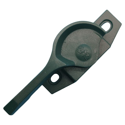 828铝合金门窗绿色月牙老式