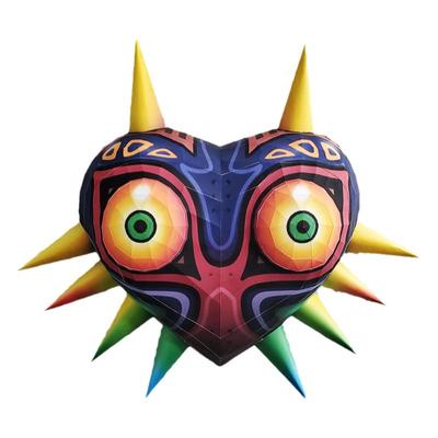 魔吉拉面具手工纸模型