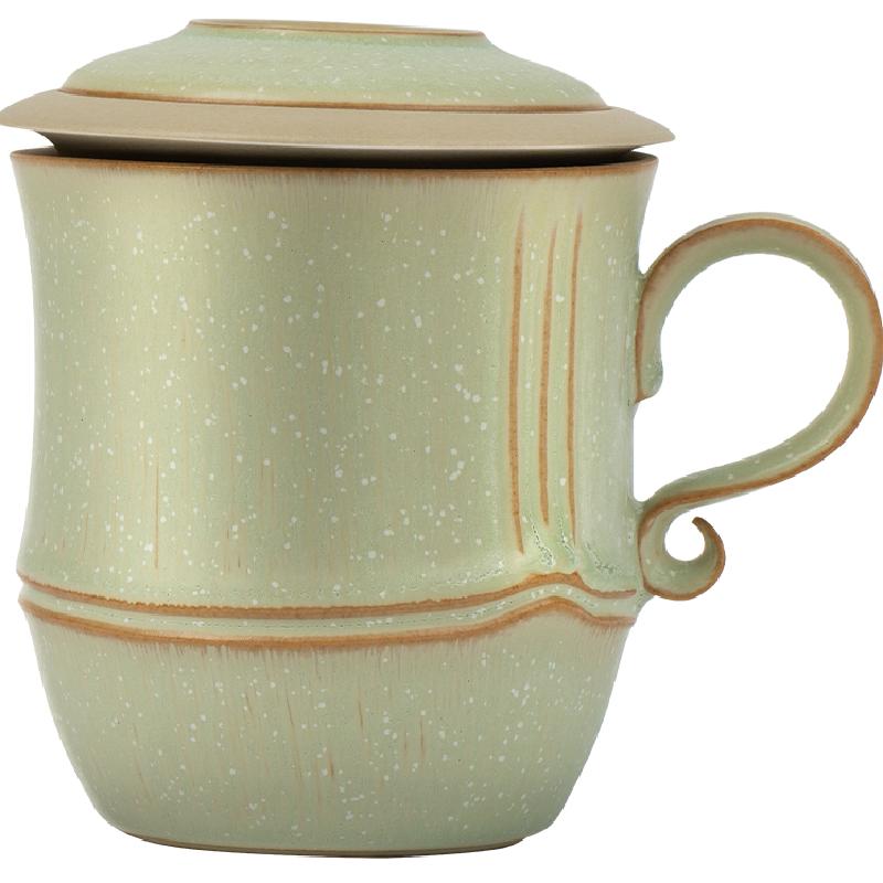 万仟堂陶瓷春竹办公杯茶杯