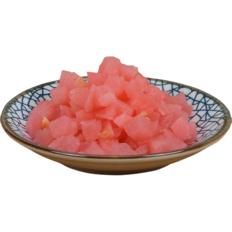 苕皮酸萝卜跳水红萝卜商用萝卜丁烧烤裹料酸萝卜小颗粒即食萝卜
