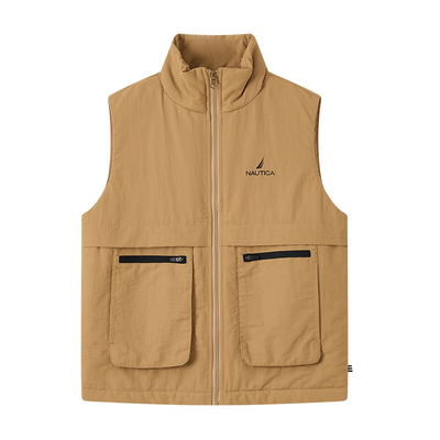 【棉服】NAUTICA童装 男童女童工装马甲秋冬季儿童户外耐磨防泼水