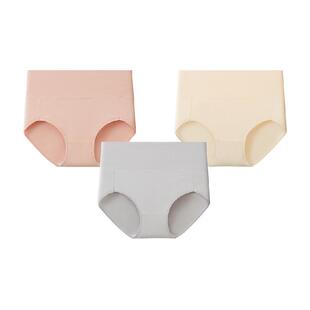 三枪内裤女女士内裤纯棉7A抗菌高腰收腹内裤女防夹臀春夏款