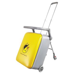 QBOX拉杆箱儿童骑行遛娃旅行箱20寸宝宝可坐的行李箱懒人遛娃车