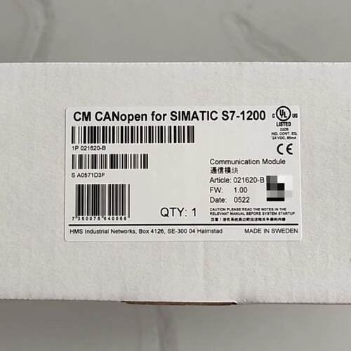议价原装正品HMS CM CANOPEN模块 021620-B S7-1200议价