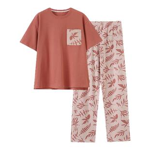 睡衣女款2026新款夏季纯棉短袖长裤夏款女士大码居家居服套装夏天