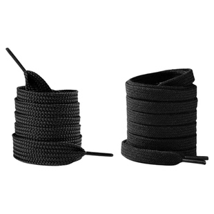 德训鞋2cm宽鞋带扁平超宽女款米白色宽鞋带纯棉双层男黑白色