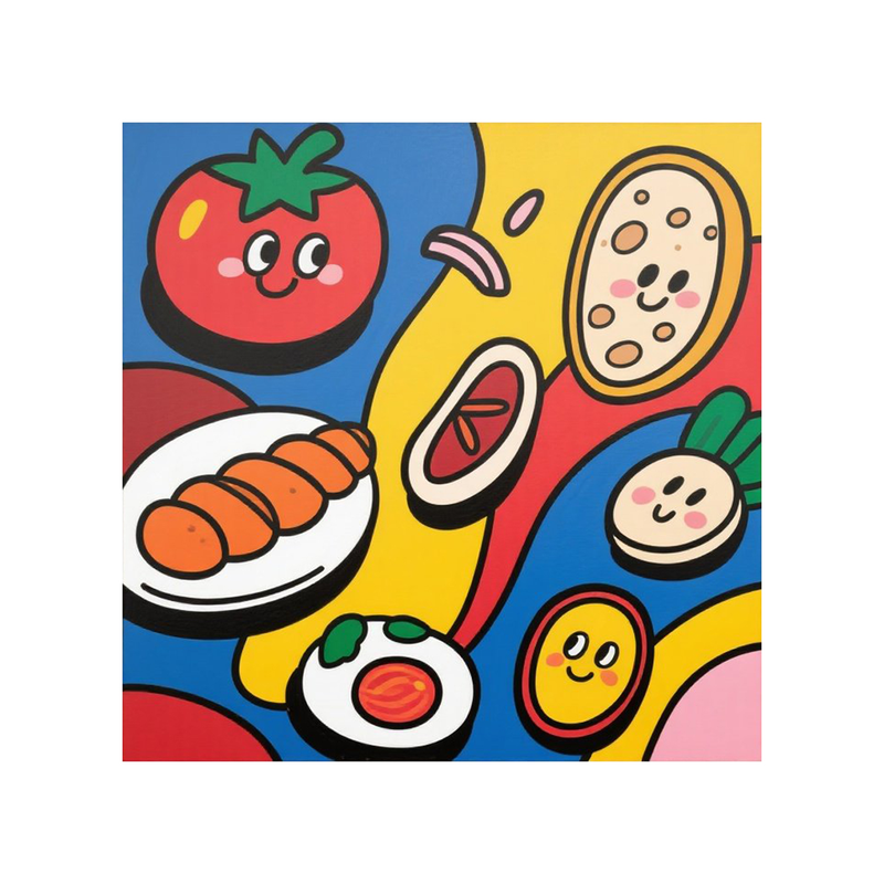 可班艺术纯手绘油画卡通动漫油画