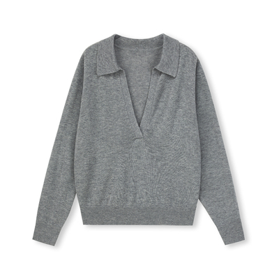 PREPREWORKS剪刀领Polo针织衫