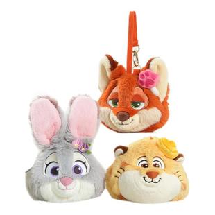 迪士尼正版potdemiel蜂蜜罐朱迪尼克豹警官零钱包耳机便携钥匙女