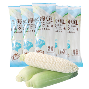 北海道网红牛奶玉米可生吃清甜爆汁水果玉米奶香浓郁新鲜单根饱满