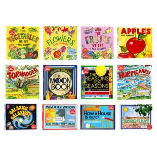 Gail Gibbons 盖尔吉本斯英文原版绘本 天气种子季节水果星系植物认知少儿百科系列 儿童科普操作原理类图书 科学启蒙读物