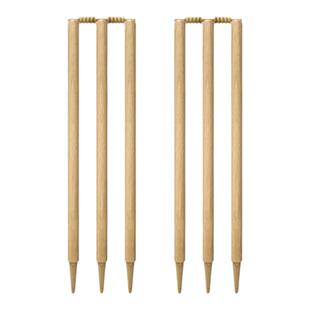 Cricket Stumps Wood板球三柱门实木桩门国际标准比赛球道木球门