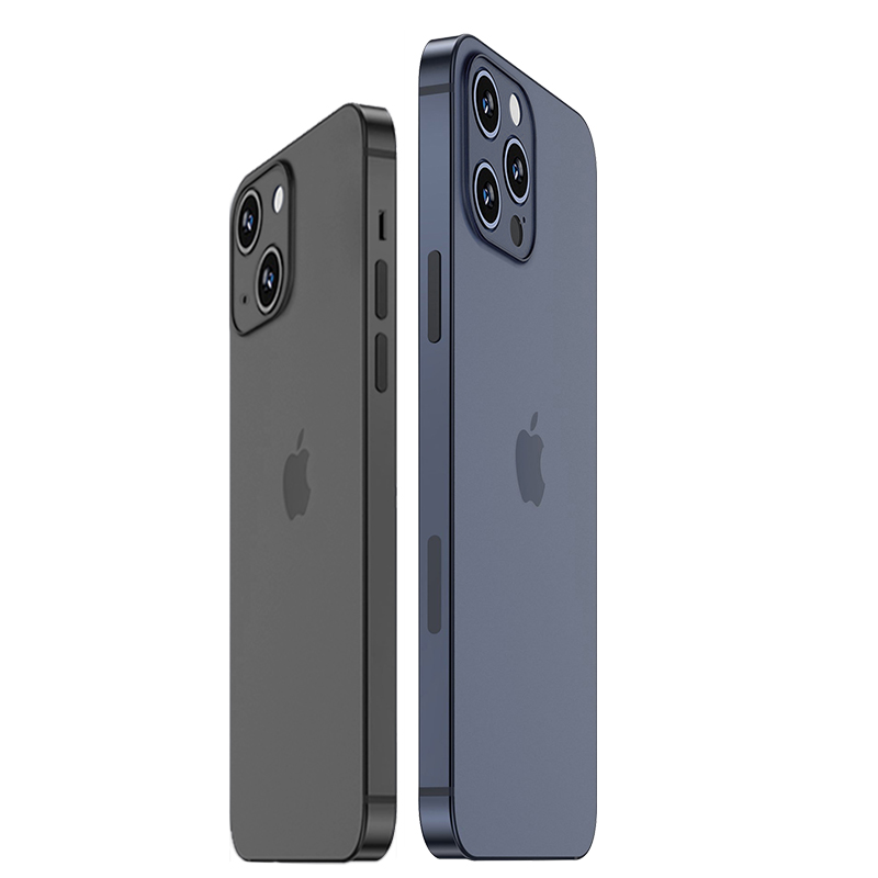 适用苹果16pro max超薄手机壳iphone13透明磨砂16手机套12新款15pro防摔纯色14裸机手感高级感硅胶黑色男硬壳