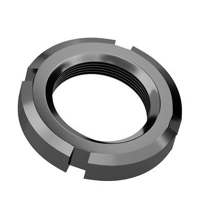 【免费开专票】45#钢开槽圆螺母