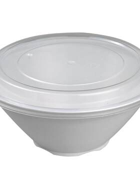 稻壳一次性碗餐盒饭碗汤碗带盖