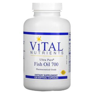 Vital Nutrients,超全鱼油 700，柠檬水，120 粒软凝胶胶囊