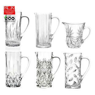 RCR意大利进口冰箱冷水壶水晶玻璃凉水壶家用果汁扎壶大容量